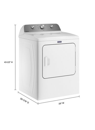 Maytag 7.0 cu. ft. Vented Electric Dryer in White 3