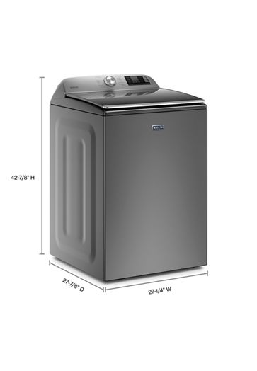 Maytag 5.2 cu. ft. Smart Capable Metallic Slate Top Load Washing Machine with Extra Power Button, ENERGY STAR 1