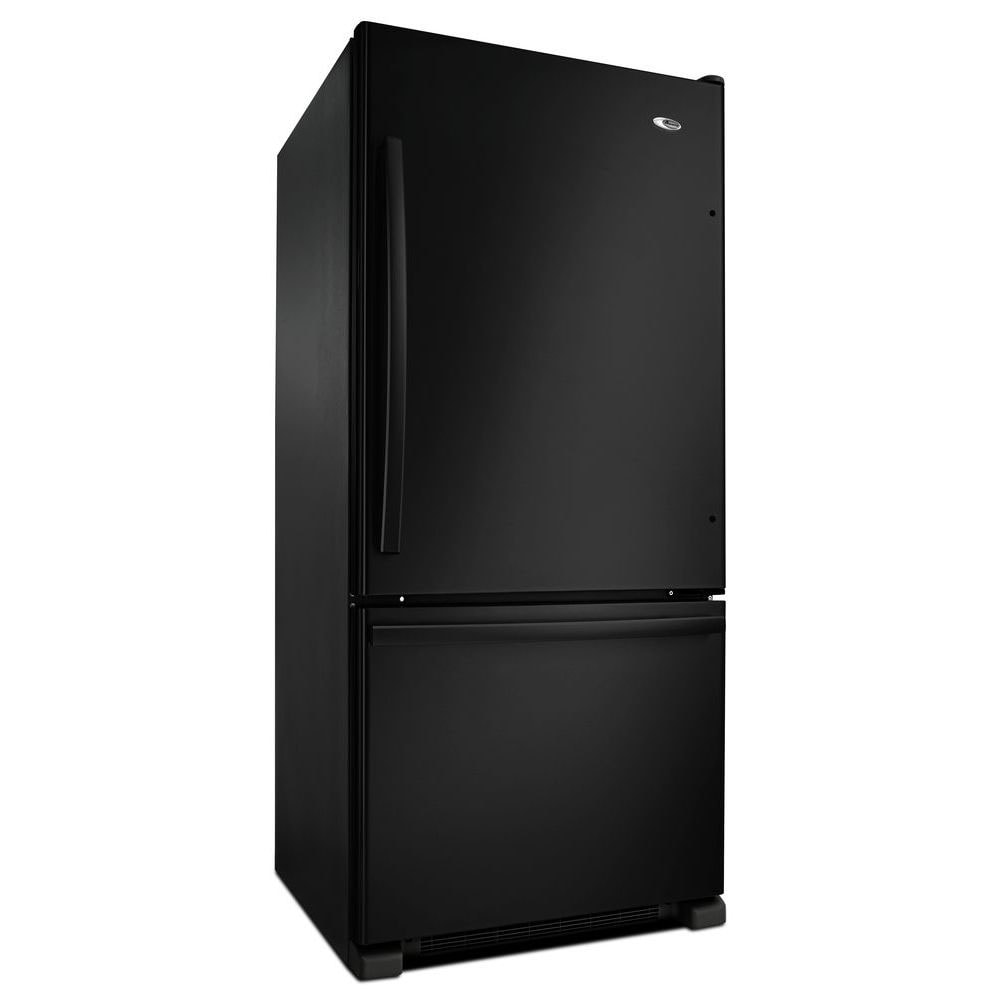AMANA Amana 29 in. Wide 18.6 cu. ft. Bottom-Freezer Refrigerator (Black) 0
