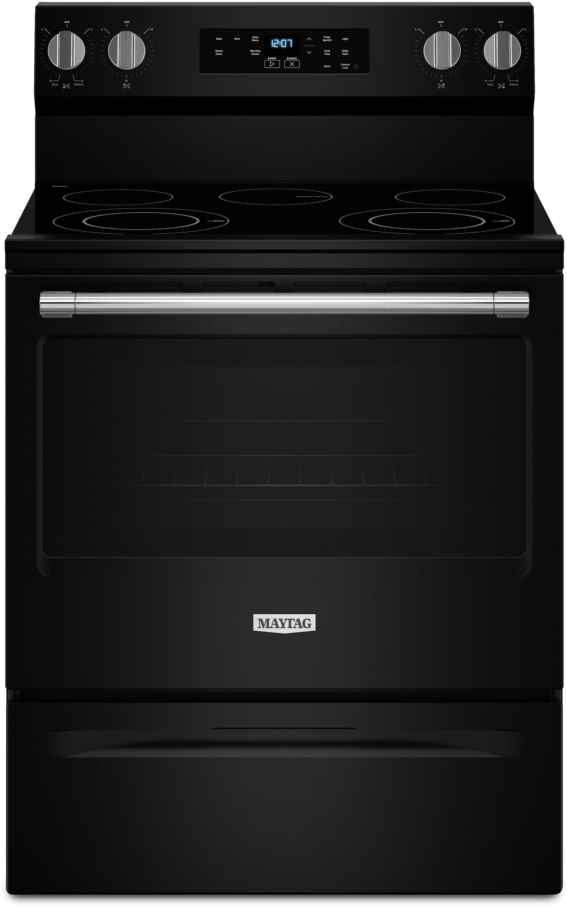 Maytag 30" Freestanding Electric Range with Steam Clean (5.3 cu. ft.) 1