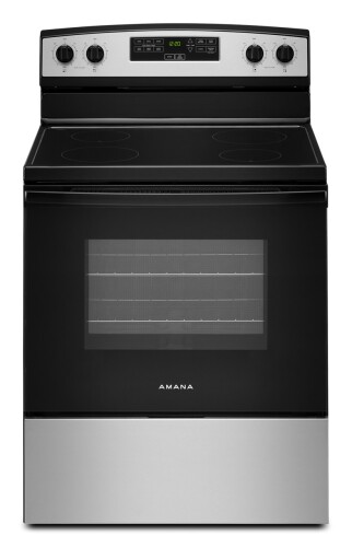 Amana Amana 30 in. Wide 4-Element 4.8 cu. ft. Freestanding Electric Range with Extra-Large Oven Window 2