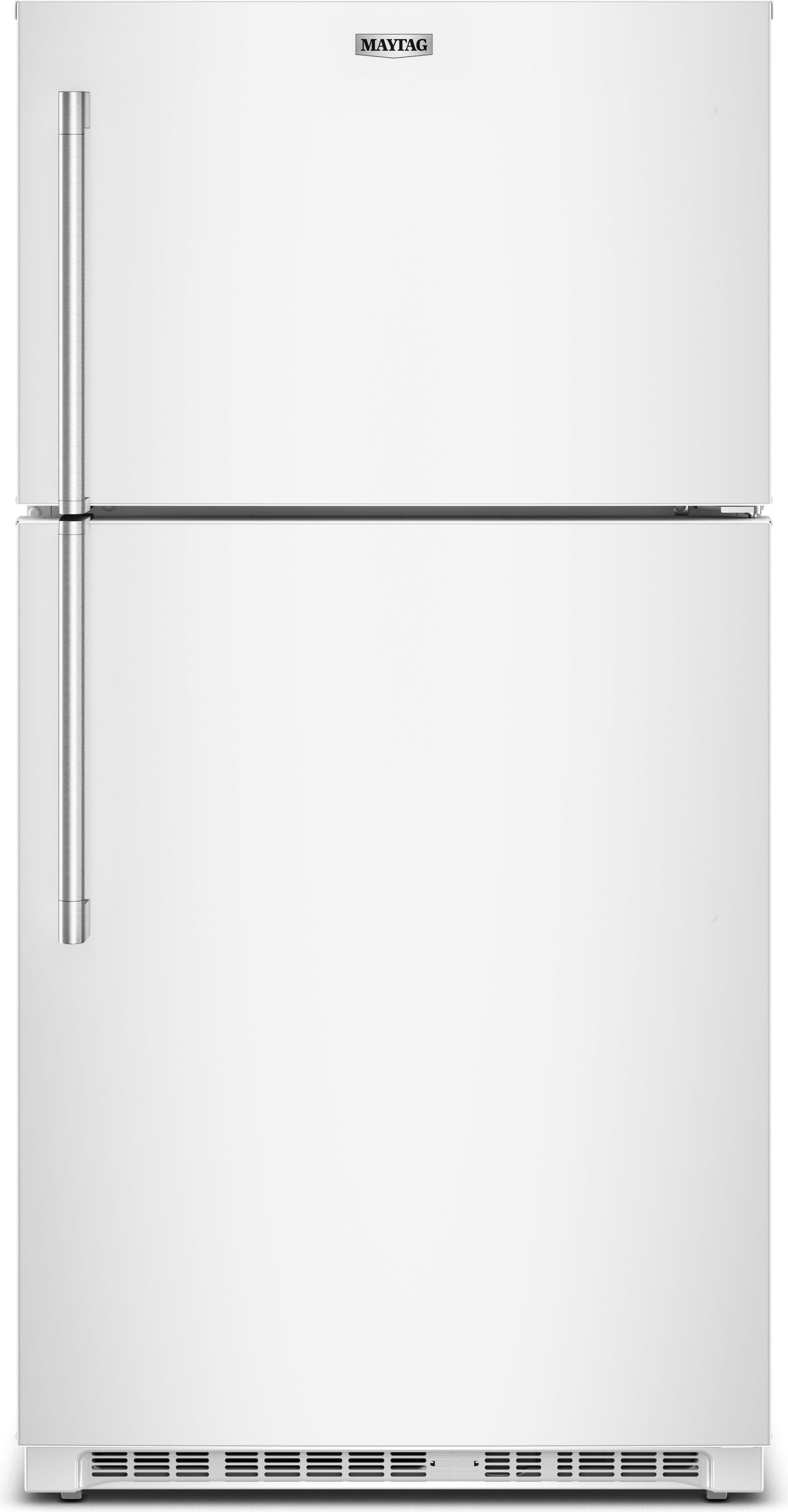 Maytag 33-Inch Wide Top-Freezer Refrigerator with Garage Mode—21 Cu. Ft. 0