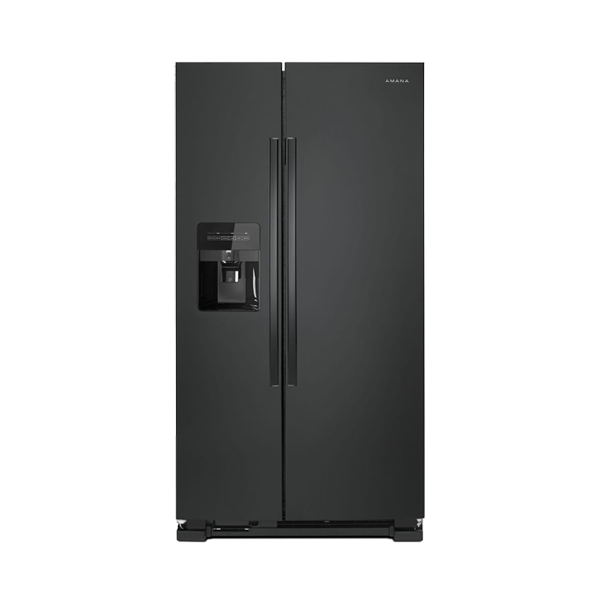 LG Appliances Amana 34 in. Wide 21.4 cu. ft. Side-by-Side Refrigerator (ASI2175GRB) 1