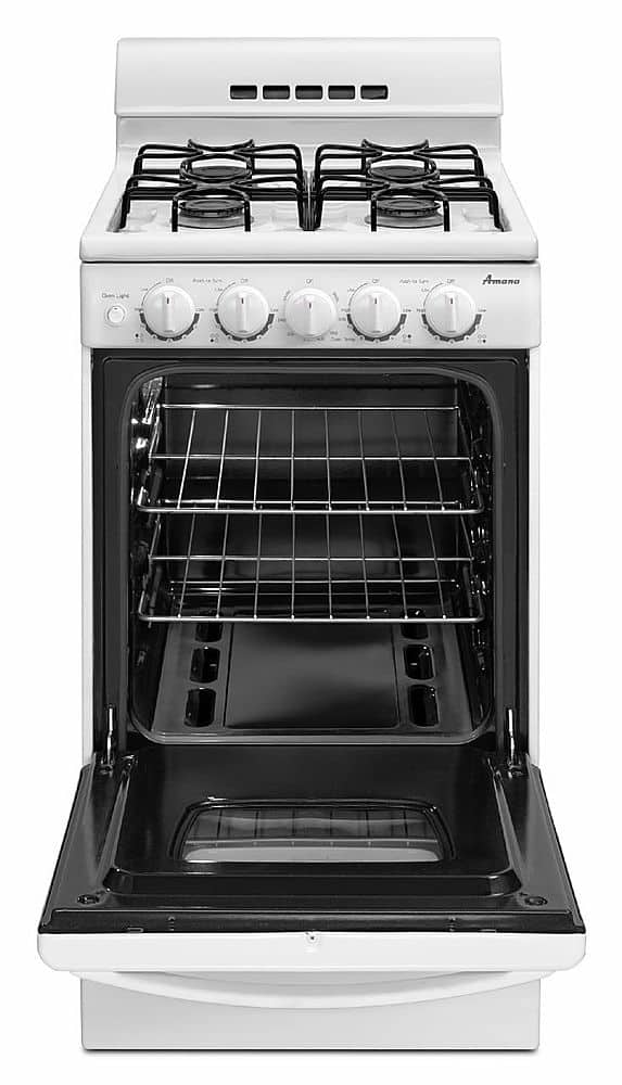 AMANA Amana 20 in. Wide 4-Burner 2.6 cu. ft. Freestanding Gas Range 1