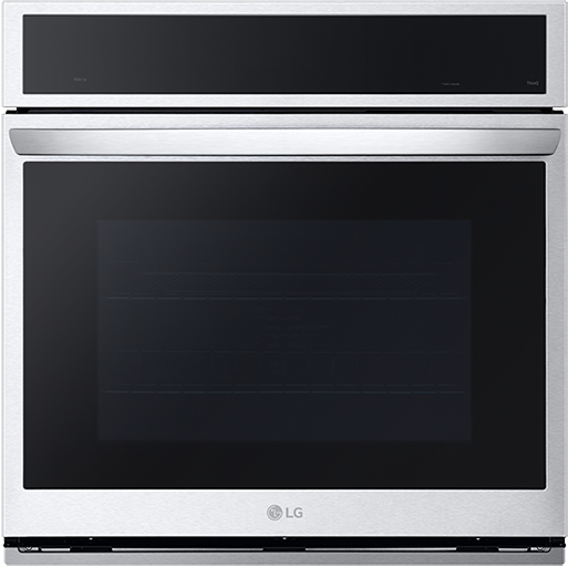 LG Appliances LG 4.7 cu. ft. Smart Single Electric Wall Oven with True Convection, InstaView, Air Fry, Steam