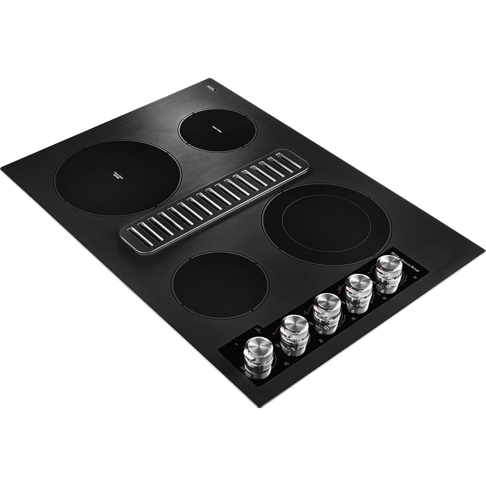 KitchenAid 30 in. Wide 4 element Built-In Downdraft Electric Cooktop 2