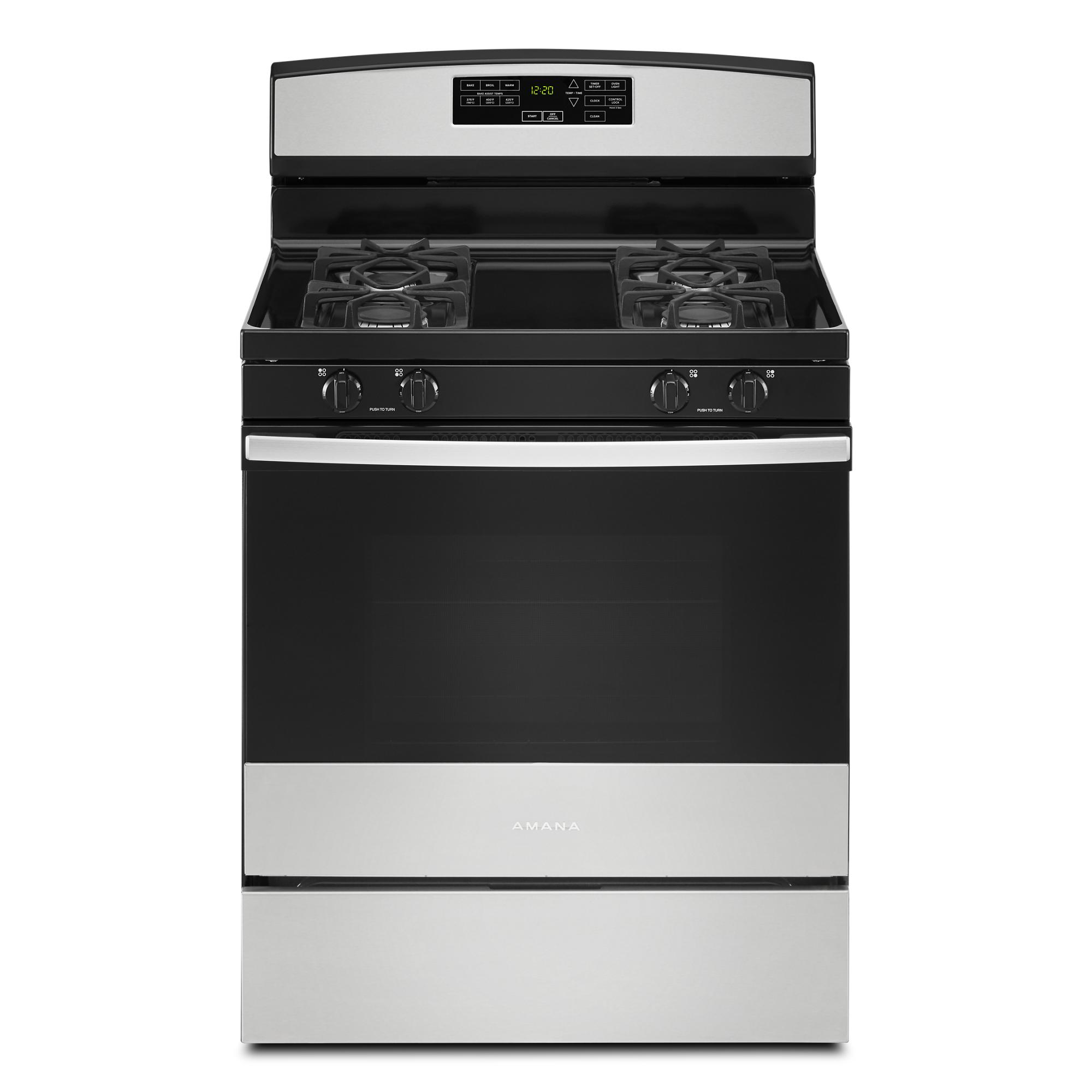 Amana Amana 5.0 cu. ft. 30 in. 4-Burner Freestanding Gas Range with Self-Clean Option 0