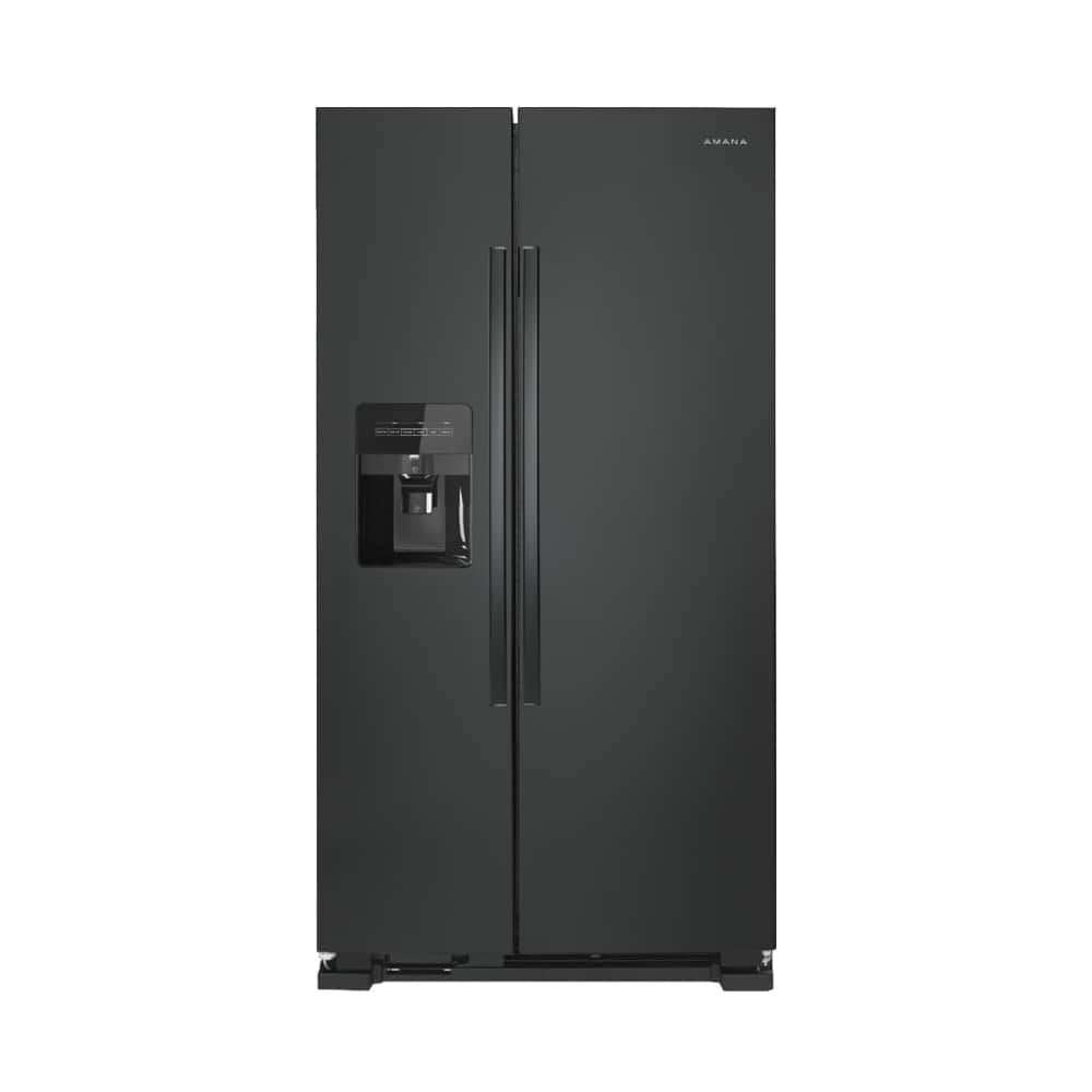 LG Appliances Amana 34 in. Wide 21.4 cu. ft. Side-by-Side Refrigerator (ASI2175GRB) 0
