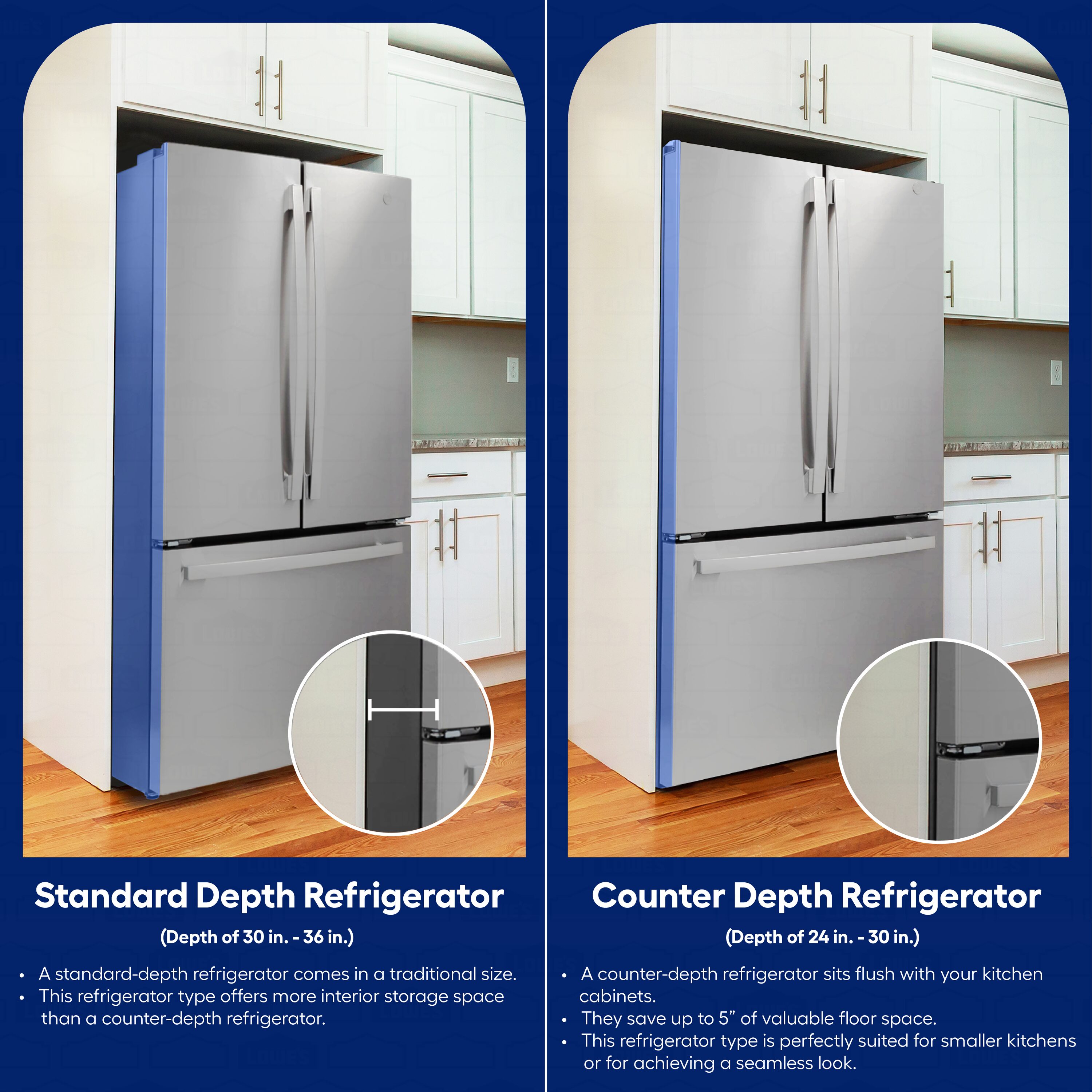 Maytag Maytag 36 in. Wide 21 cu. ft. Counter-Depth Side-by-Side Refrigerator with Arctic Blue Interior - Fingerprint-Resistant Stainless Finish (PowerCold) 0
