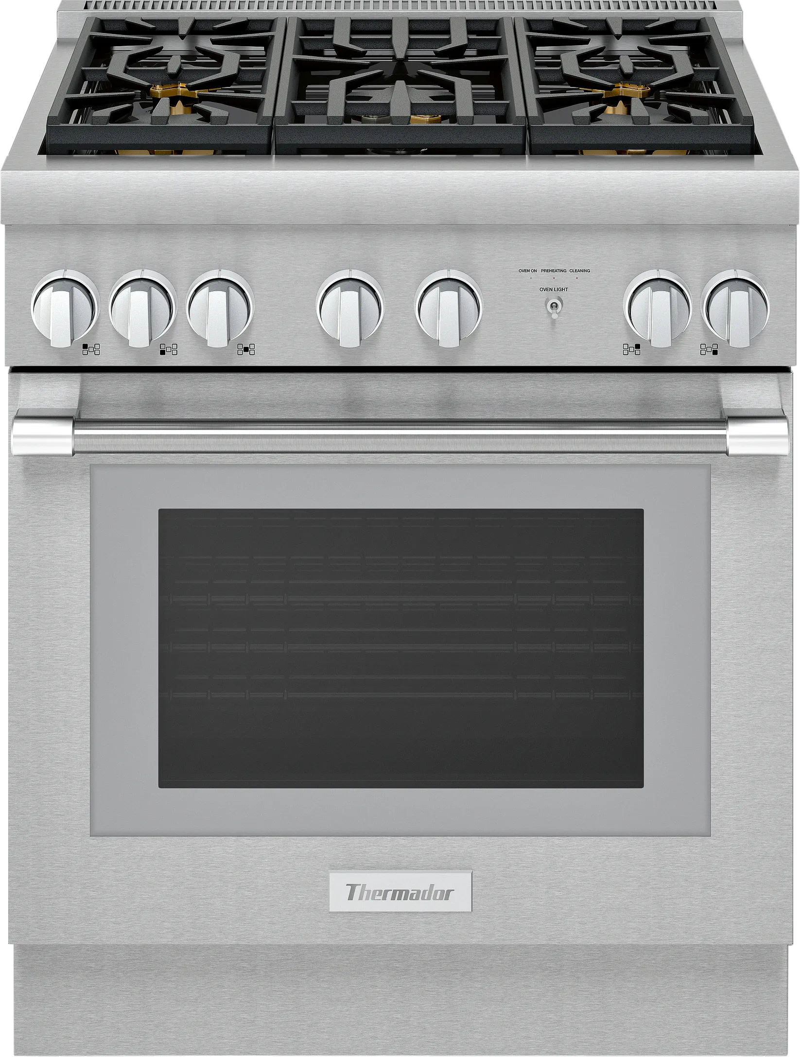 Thermador Thermador 30 Inch Freestanding Professional Dual Fuel Range with 4.4 cu. ft. Oven Capacity, Continuous Grates, Self-Clean Mode, and Sabbath Mode: 5 Star® Burners