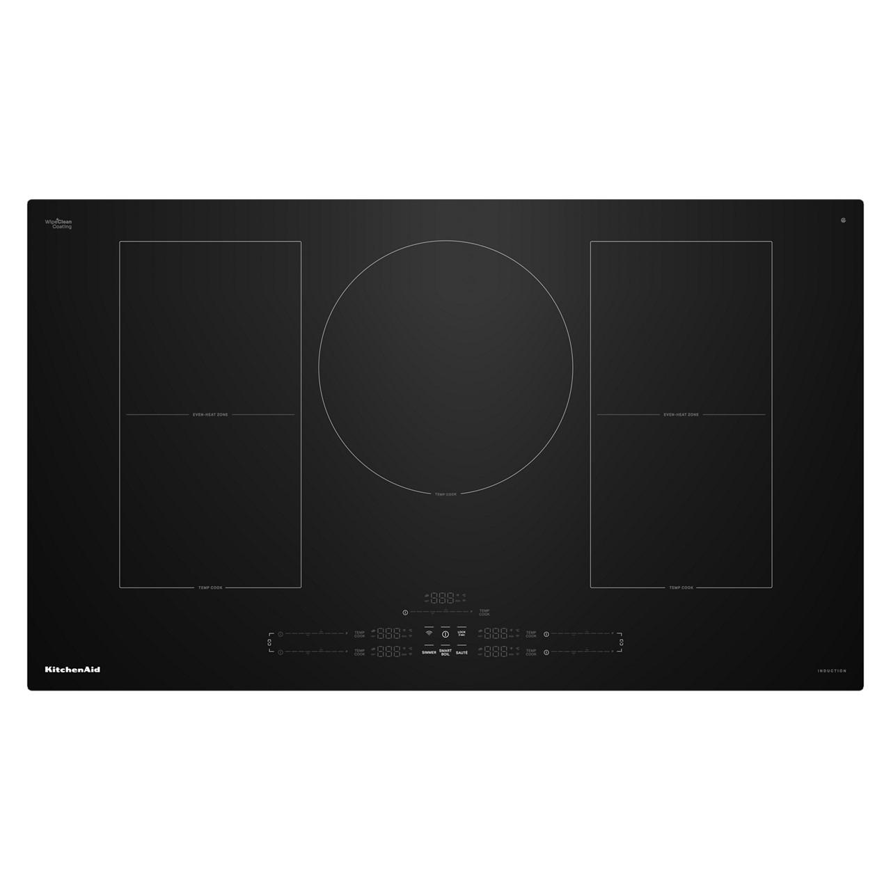 KitchenAid 36" Temp Cook™ Induction Cooktop with 5 Cooking Zones 0