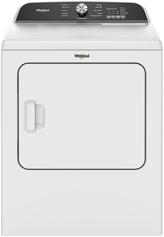 Whirlpool Whirlpool 7.0 Cu. Ft. Top Load Electric Dryer with Moisture Sensor, Steam Refresh - White