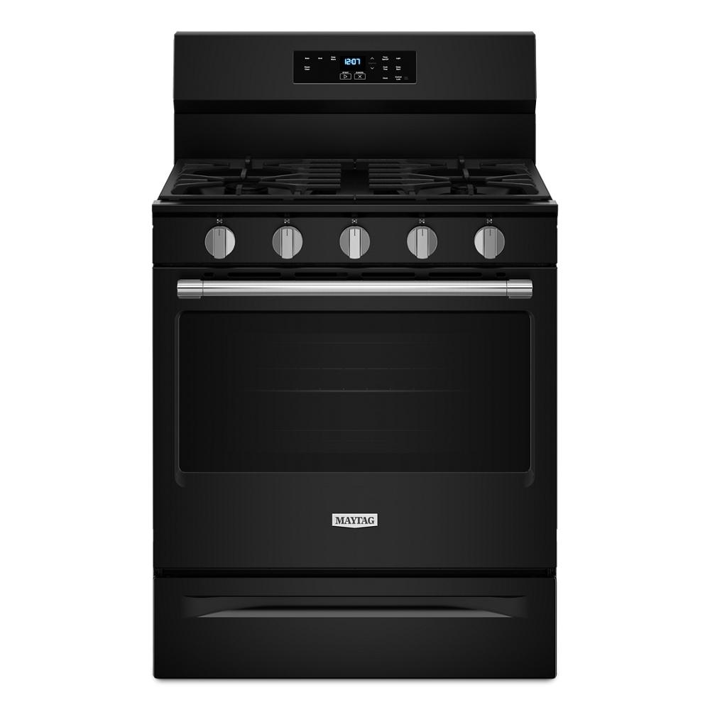 Maytag Maytag 30-Inch Wide Gas Range with Steam Clean - 5.0 cu. ft. (Black) 0