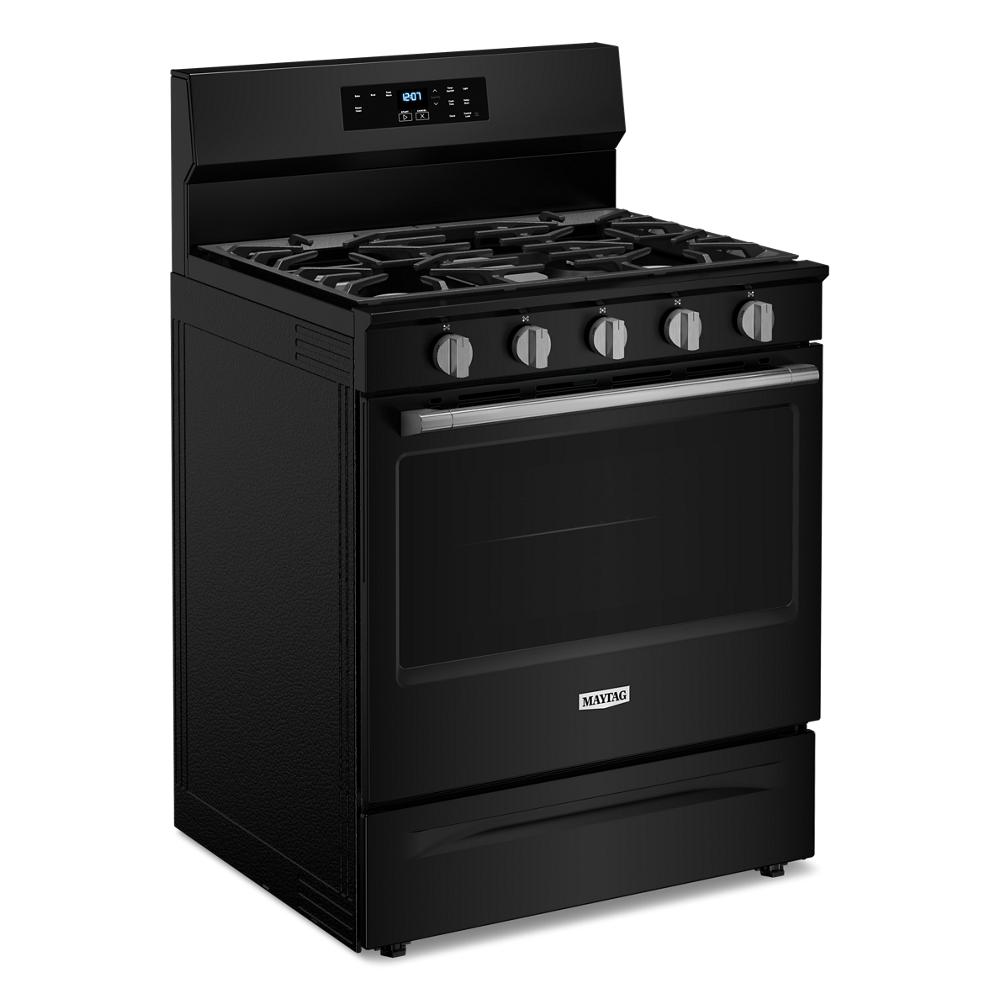 Maytag Maytag 30-Inch Wide Gas Range with Steam Clean - 5.0 cu. ft. (Black) 1