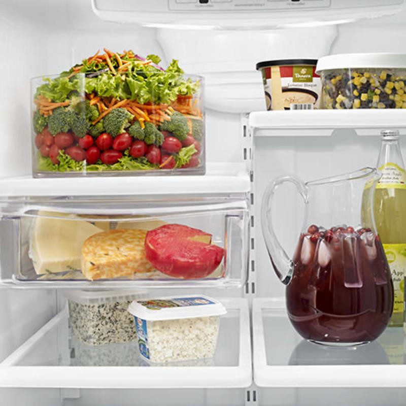 Amana Amana 29 in. Wide Bottom-Freezer Refrigerator with EasyFreezer™ Pull-Out Drawer (Stainless Steel) 2