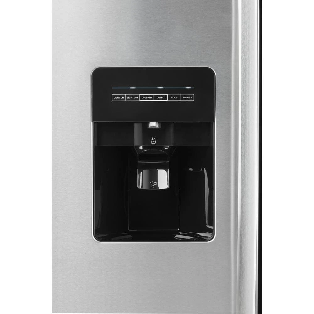 AMANA 21.4 cu. ft. Side-by-Side Refrigerator with Dual Pad External Ice & Water Dispenser 1