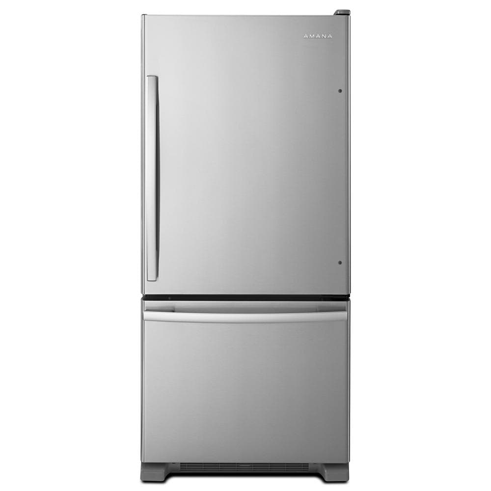 Amana Amana 29 in. Wide Bottom-Freezer Refrigerator with EasyFreezer™ Pull-Out Drawer (Stainless Steel) 0