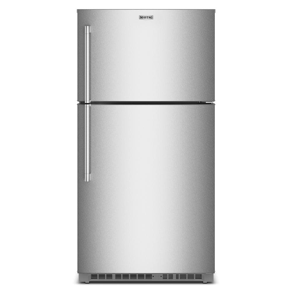 Maytag 33 in. Wide 21 cu. ft. Top-Freezer Refrigerator with Garage Mode 0