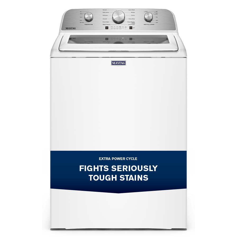 Maytag Maytag 4.7 cu. ft. Top Load Agitator Washer with Extra Power Cycle (MTW5205TW) 2