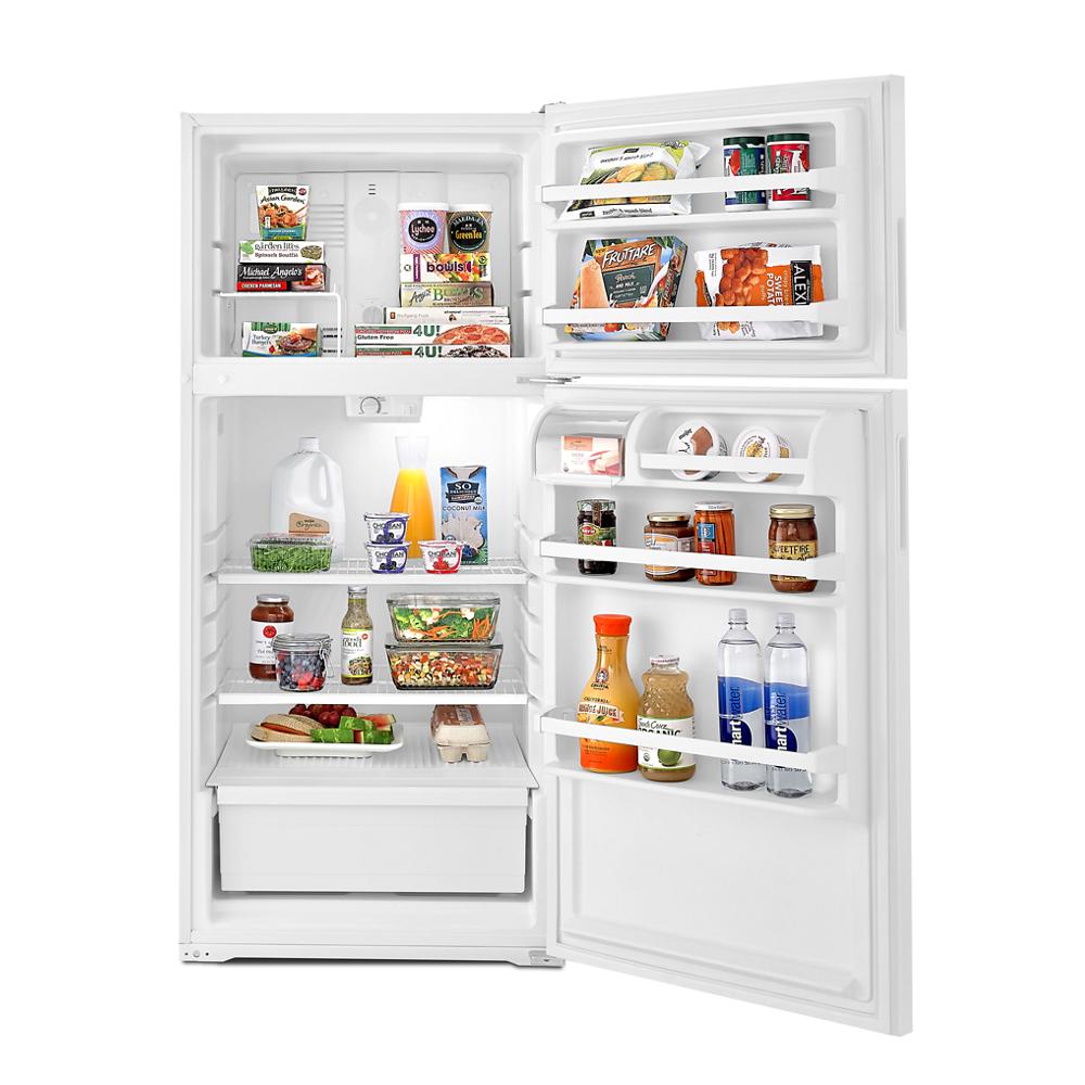 AMANA Amana 28-inch 14.3 cu. ft. Top-Freezer Refrigerator with Dairy Bin 2