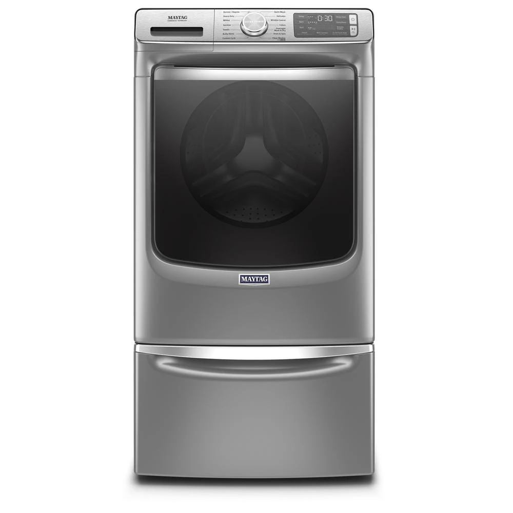 Maytag Maytag 5.0 cu. ft. Smart Front Load Washer with Extra Power and 24-Hr Fresh Hold® option (Metallic Slate) 0