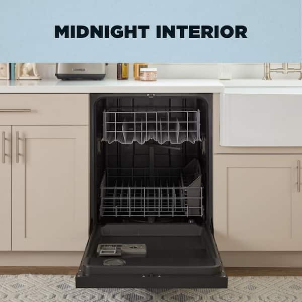 Amana Amana 24 inch Built-In Tub Dishwasher with Midnight Interior (Black) ADFS2524RB 1