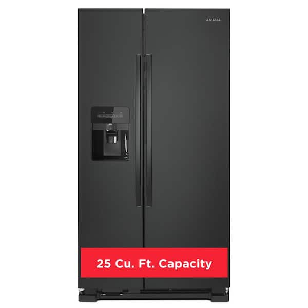 AMANA Amana 36-inch Side-by-Side Refrigerator with Dual Pad External Ice and Water Dispenser