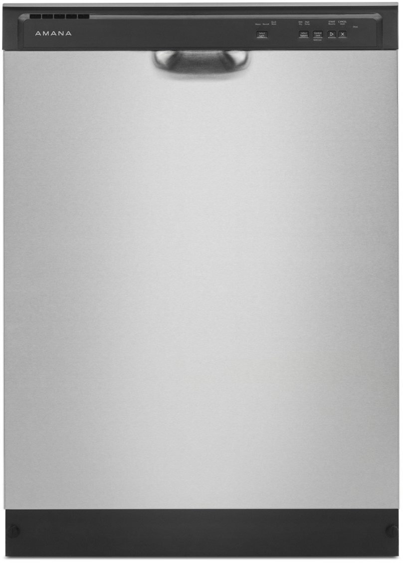 Amana Amana 24 in. Front Control Built-In Tall Tub Dishwasher with Midnight (Dark) Interior 0
