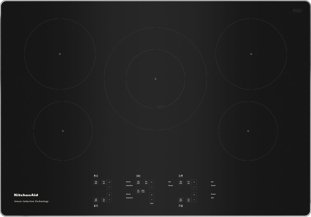 KitchenAid KitchenAid 30 in. Wide 5-Element Touch-Activated Induction Cooktop 1