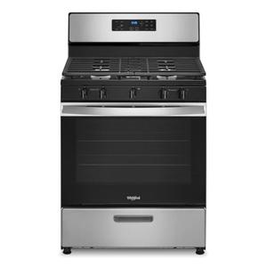 Whirlpool 5.1 Cu. Ft. Freestanding Gas Range with Edge to Edge Cooktop