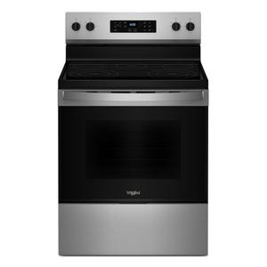 Whirlpool 30-inch Electric Range with No Preheat Mode and Steam Clean