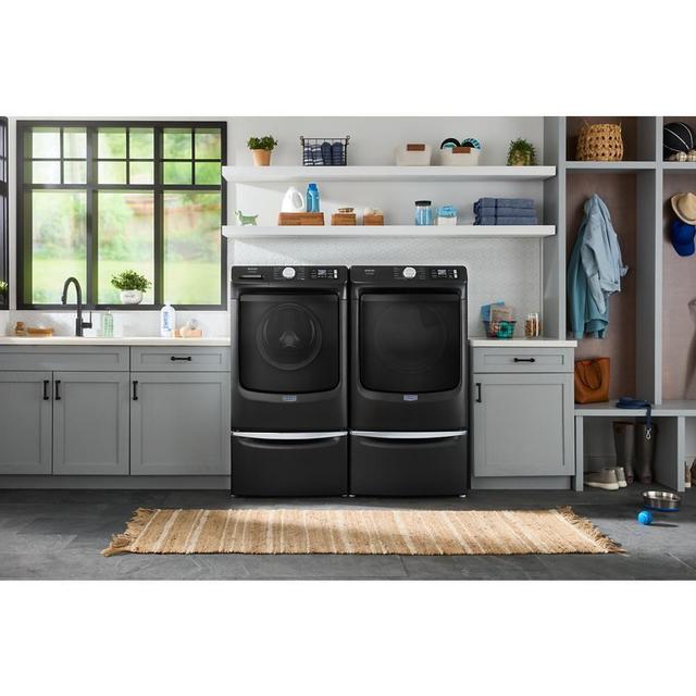 Maytag Maytag 7.4 cu. ft. Smart Pet Pro Front Load Gas Dryer with Steam (Volcano Black) 2