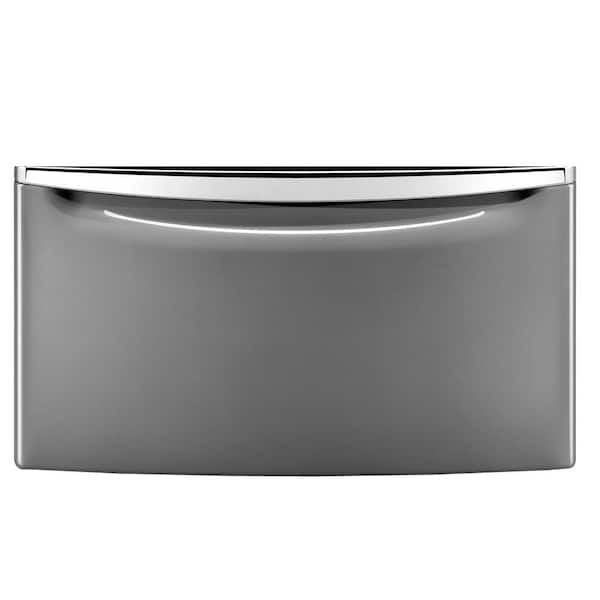 Maytag 15.5 in. Metallic Slate Laundry Pedestal with Storage Drawer (for Front Load Washer/Dryer) 0