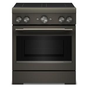 KitchenAid 30-Inch 4-Element Induction Freestanding Commercial-Style Range with Air Fry